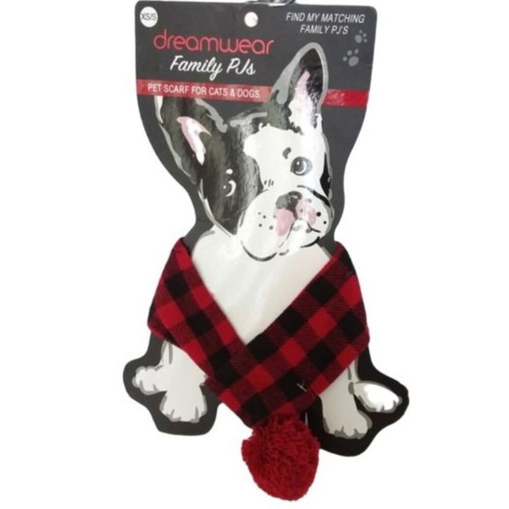 dreamwear Buffalo Check Pet Scarf XS/S